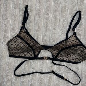 Honey birdette “Emily” bra 32 in a nude black strappy little number